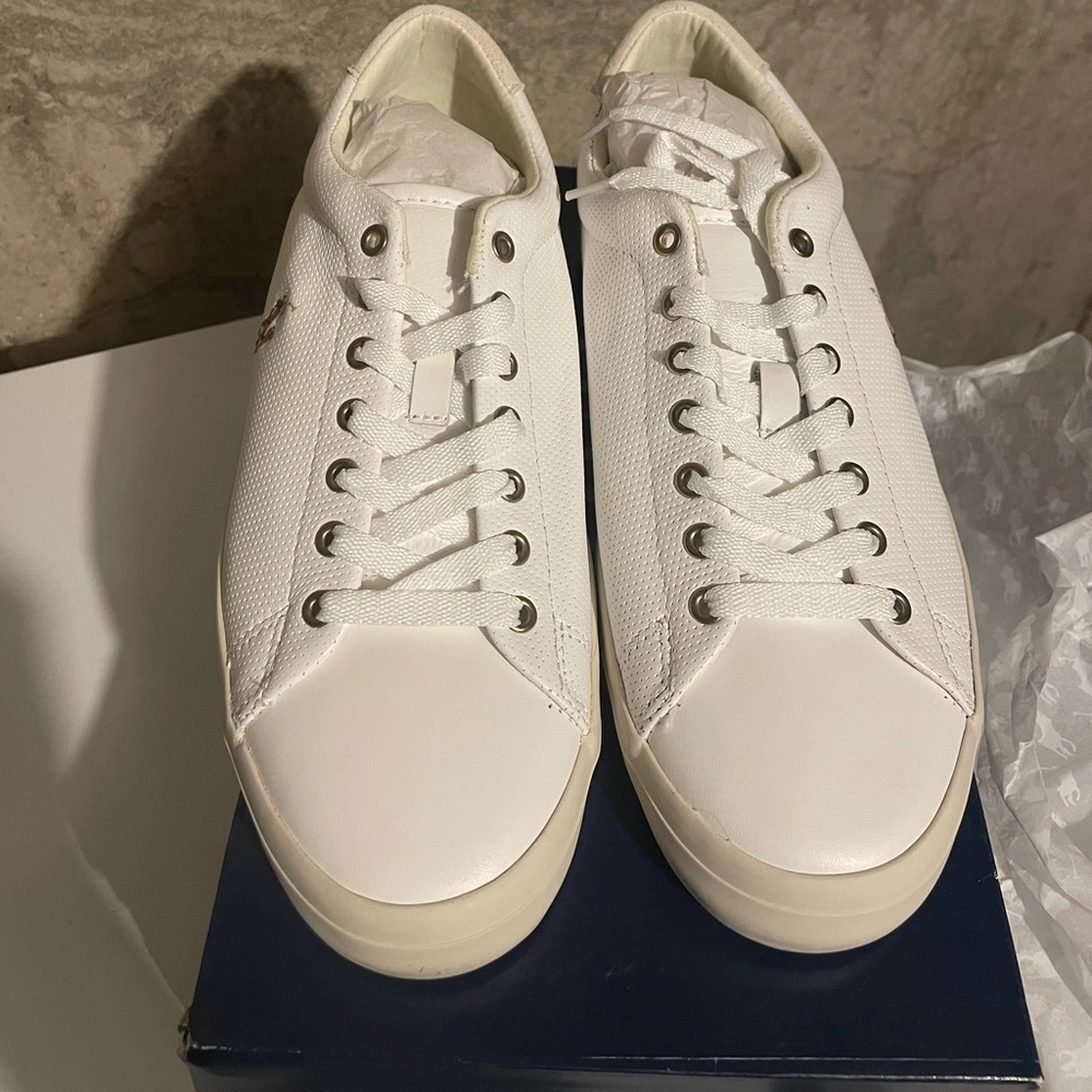 White Polo Sneakers (Ralph Lauren)